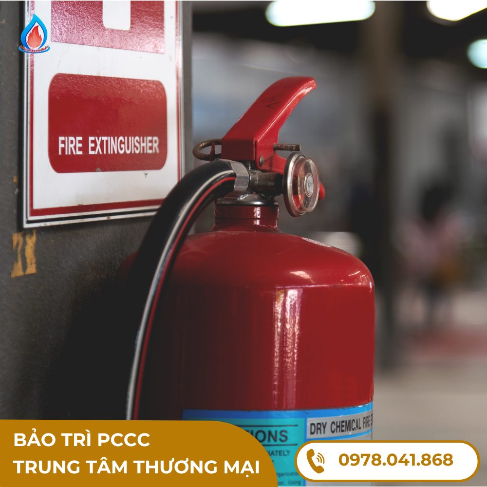 Bảo trì pccc trung tâm thương mại - Đảm bảo an toàn cho khách hàng